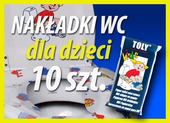 Toly Kids higieniczne nakładki sedesowe - dla dzieci 10 szt.