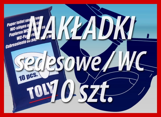 Toly higieniczne nakładki sedesowe 10 szt.